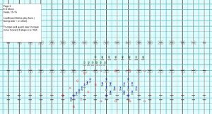 marching band drill sheet example